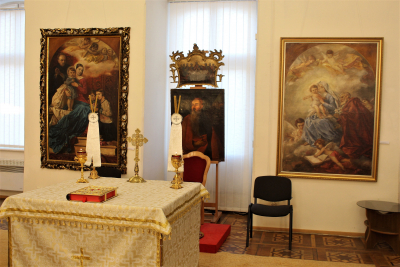 Az &quot;Ikonfestészet és az egyházi művészet&quot; kiállítás Ungváron a Boksay József Szépművészeti Múzeumban