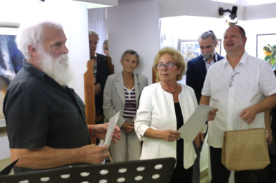 Ars Sacra Fesztivál képzőművészeti kiállításának megnyitója, Miskolc